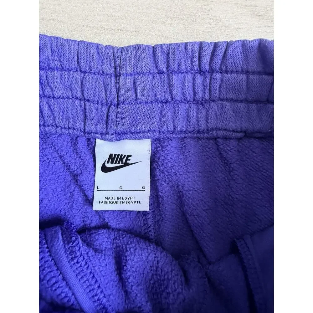 Kids Girls Nike Sweatpants Size Large Purple